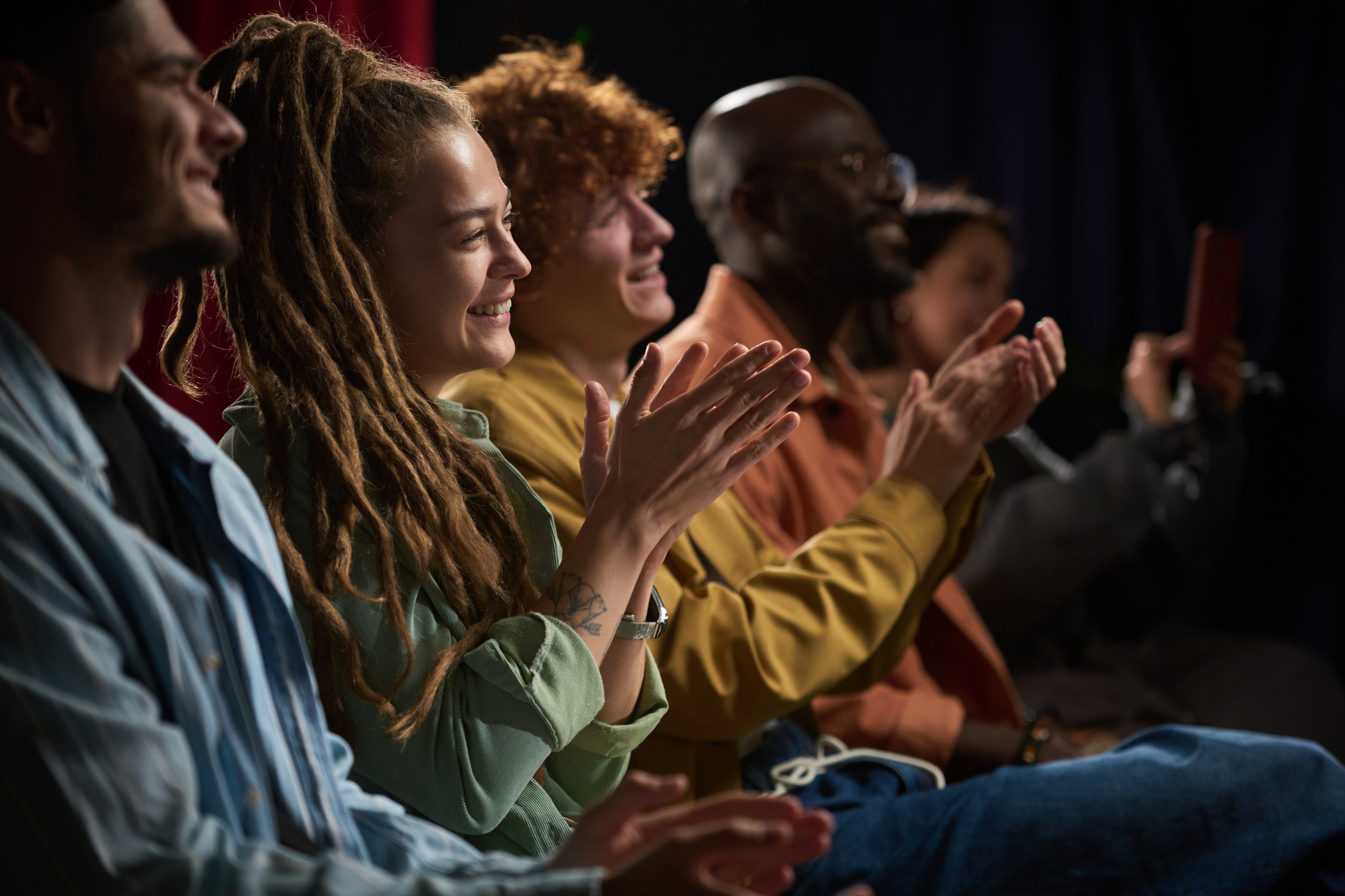 Theateraufführung mit Publikum